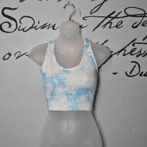 The LA + Image Workout Top, Marble Blue, M